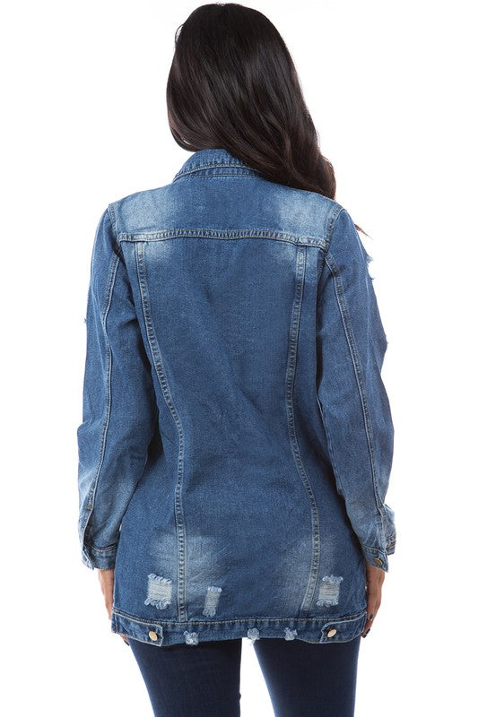 “The Catch” Denim Trucker Jacket