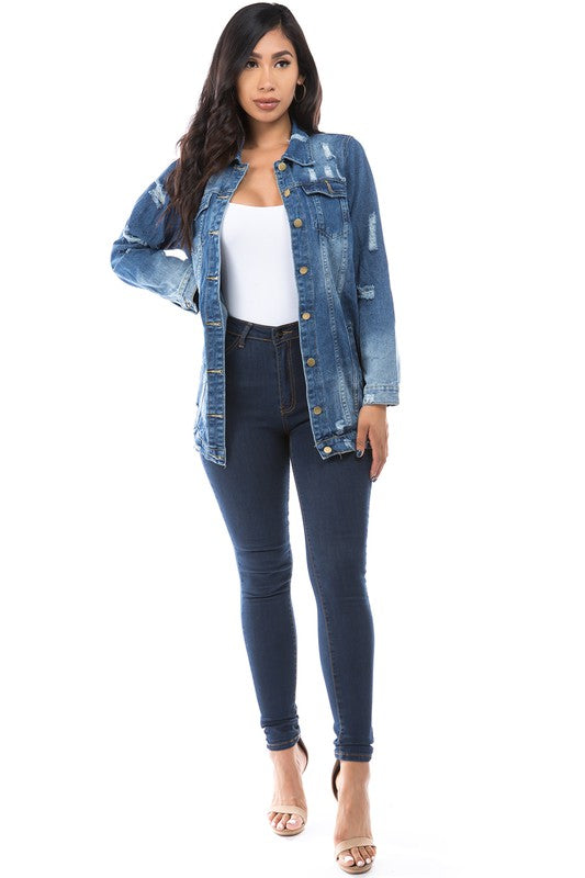 “The Catch” Denim Trucker Jacket