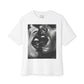REBEL HOMME WHITE Oversized Boxy Tee