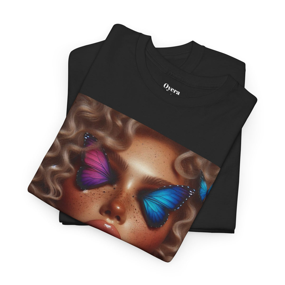 Butterfly Glam Portrait T-Shirt