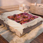 “Beyoncé” Pink Velveteen Plush Blanket