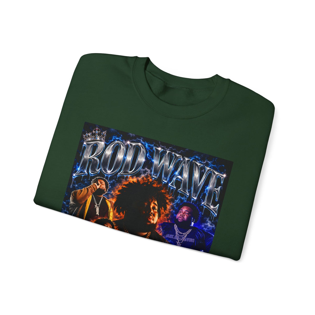 “Rod Wave” Blue Crewneck Sweatshirt
