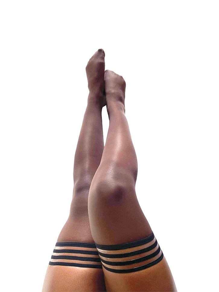 Bridal Chocolate Marissa Thigh Highs