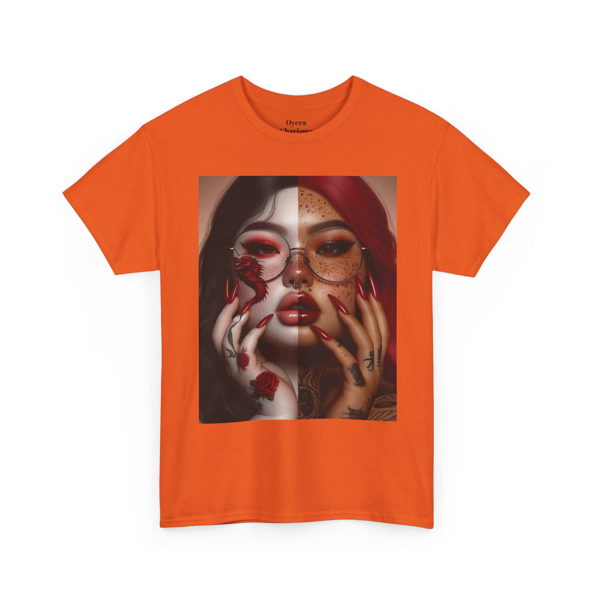Surreal Split Face Art T-Shirt