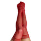 Joely: Red Fishnet Rhinestone Thigh-Highs