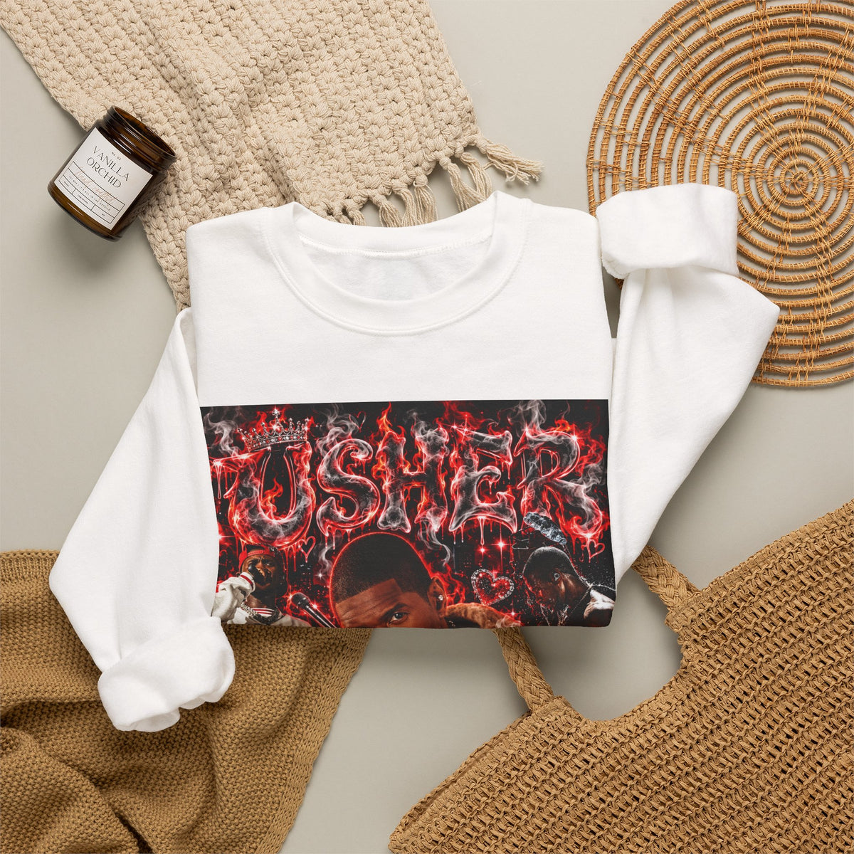 “Usher” Crewneck Sweatshirt
