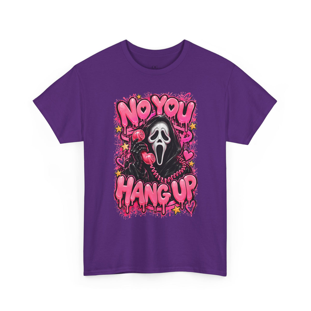 “No You Hang Up” Ghost Face Graphic Tee