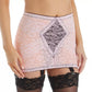 Lace Waistline Open Bottom Girdle | Extra Firm Shaping