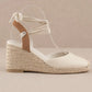ALONDRA LACE UP WEDGE