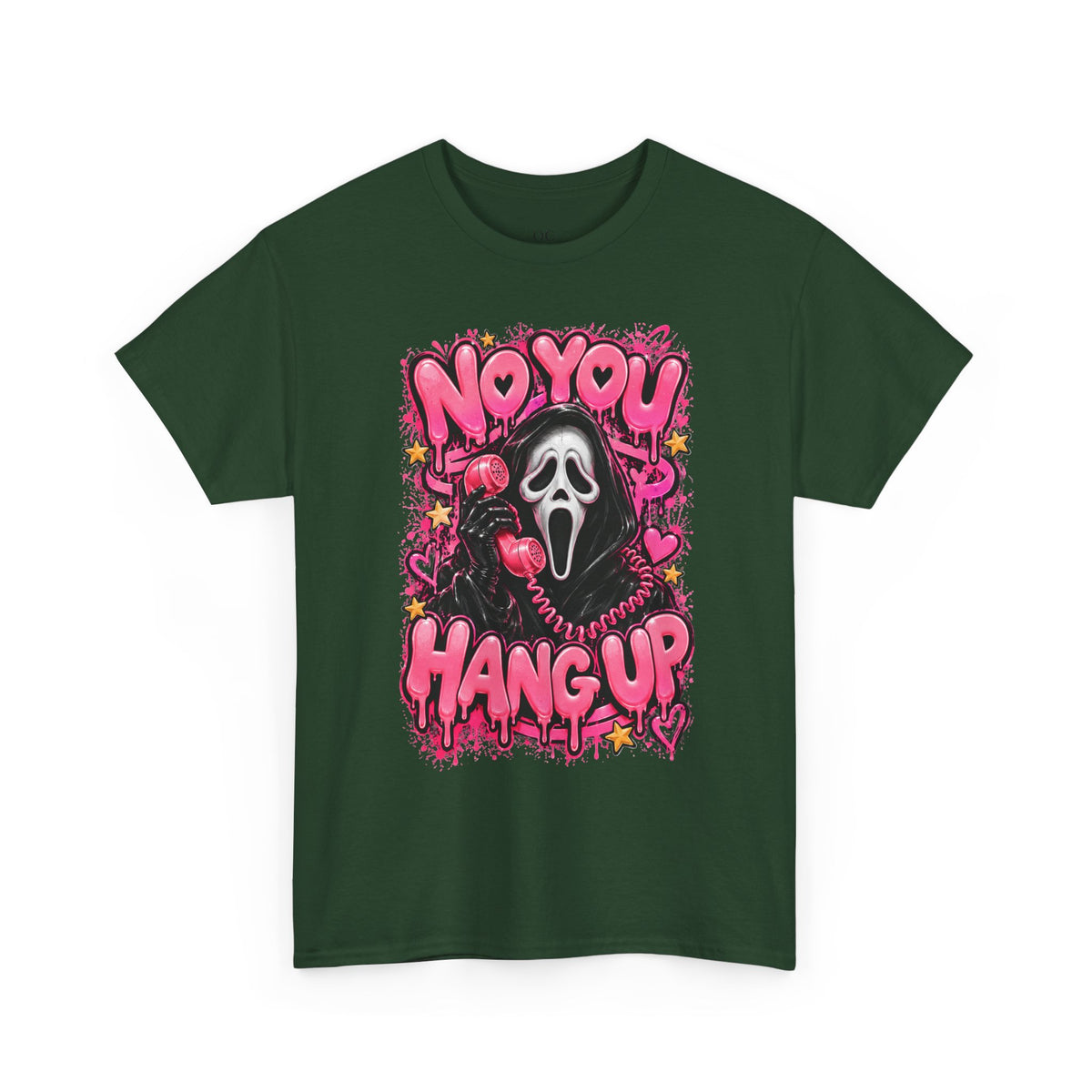“No You Hang Up” Ghost Face Graphic Tee