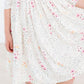 Whimsical Wildflowers 3/4 Sleeve Pocket Twirl Dress
