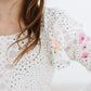 Whimsical Wildflowers L/S Flutter Sleeve Leotard
