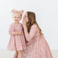 Rose Gold Velvet Sequin Dress
