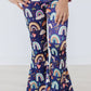 Midnight Rainbow Ribbed Velvet Bells