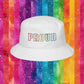 Rainbow Proud LGBTQ+ Pride Embroidered Bucket Hat