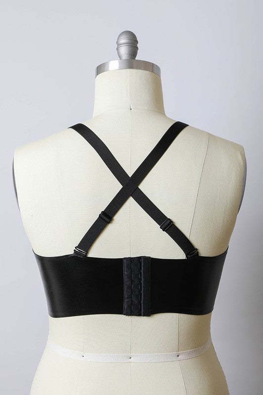 “Fox” Leather Bralette