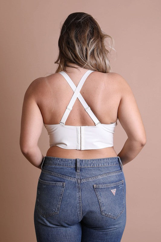 “Fox” Leather Bralette