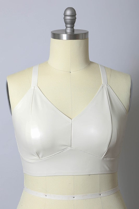 “Fox” Leather Bralette