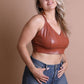 “Fox” Leather Bralette