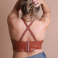 “Fox” Leather Bralette