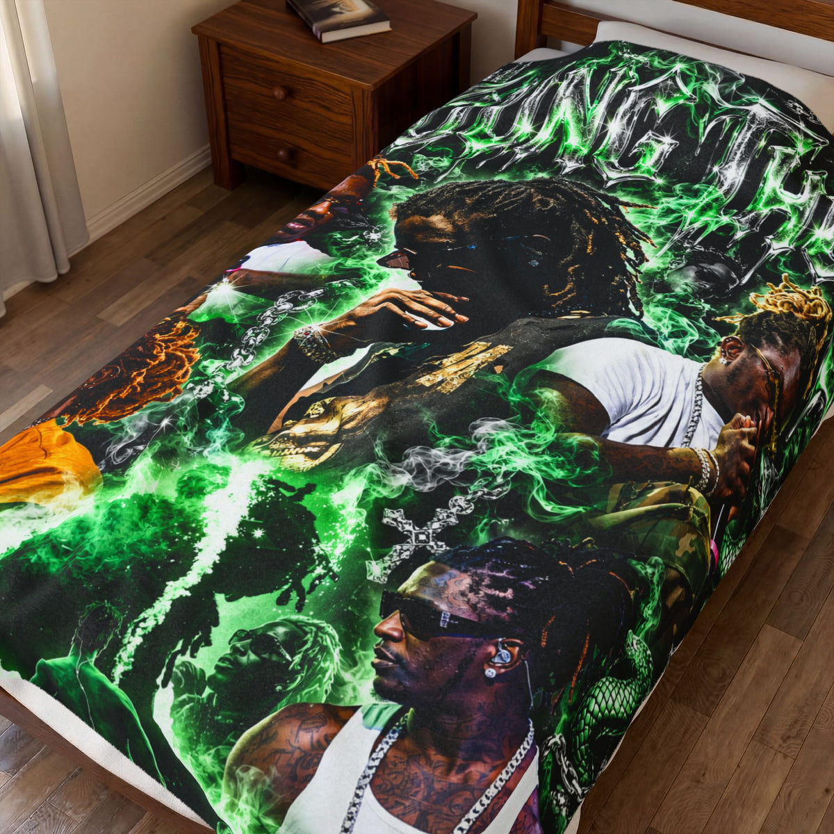 “Young Thug” Velveteen Plush Blanket