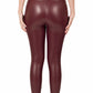 The Marlene High Rise Vegan Leather Tights