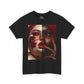 Graphic Tee — Dual-Faced Gothic Rose Portrait