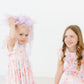 Castles & Rainbows Flutter Sleeve Twirl Dress