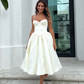 Eliana Satin Midi Dress