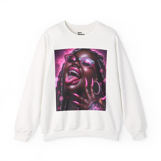 OC Manager Meya Custom Crewneck Sweatshirt