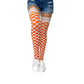 Game Day! - Orange & White Thigh-Highs