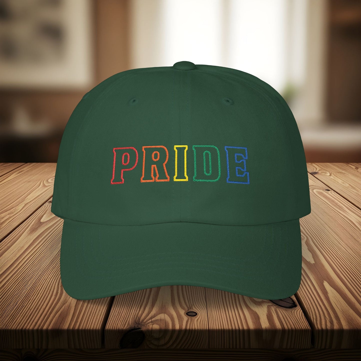Rainbow LGBTQ+ Pride Embroidered Hat | 10 Colors