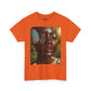 Butterfly Sunface T‑Shirt — Surreal Portrait Art Tee