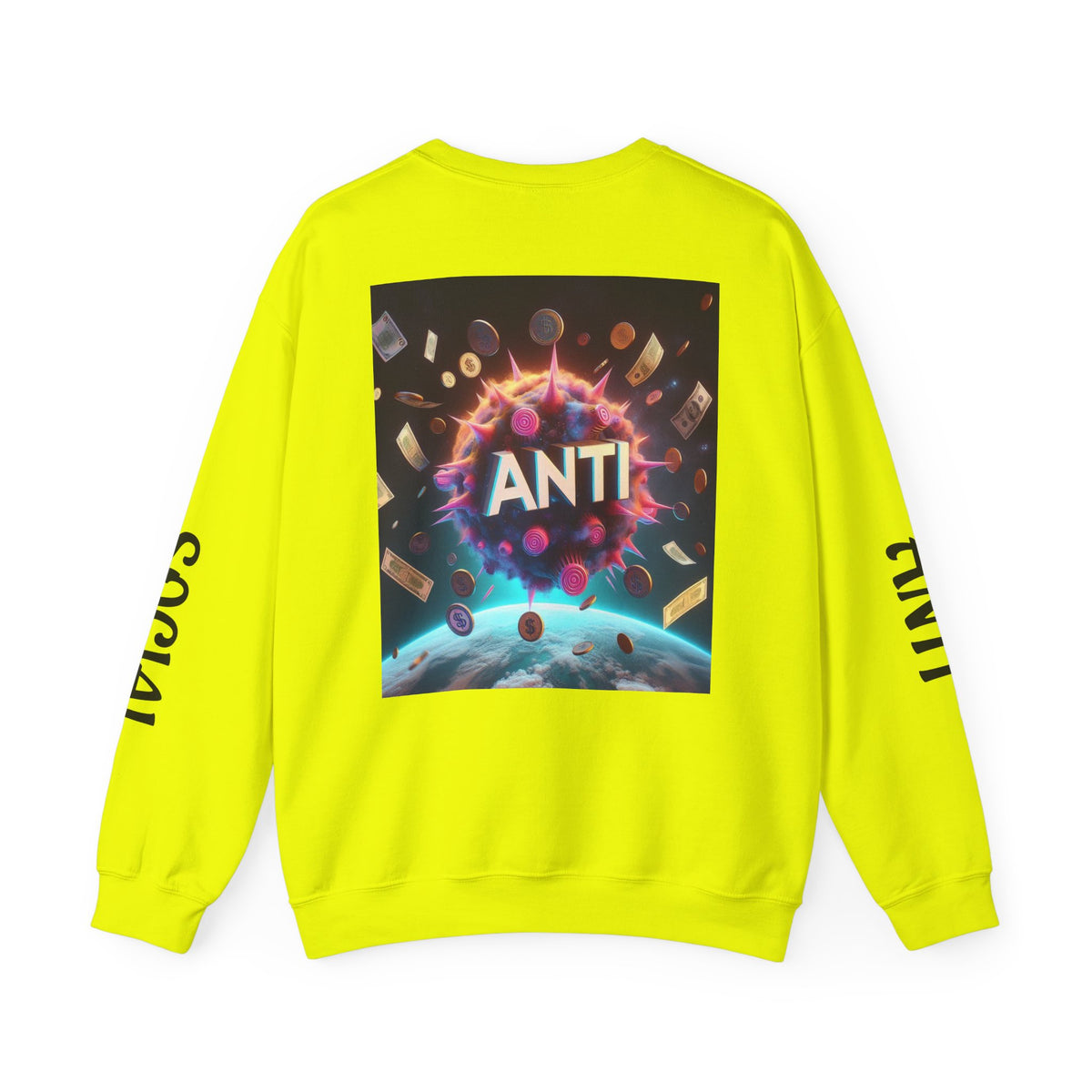 “Anti Social” Heavy Blend™ Crewneck Sweatshirt