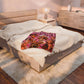 “Beyoncé” Pink Velveteen Plush Blanket