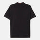 Konus Men's Black Fully Fashioned Short Sleeve Mock Neck Sweater