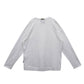 Konus Men's Long Sleeve Oversize Pocket Tee in White by Shop at Konus