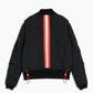 Konus Men's Mock Collar Bomber Jacket in Black