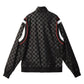 Konus Men's Tonal Checkered Jacket in Black