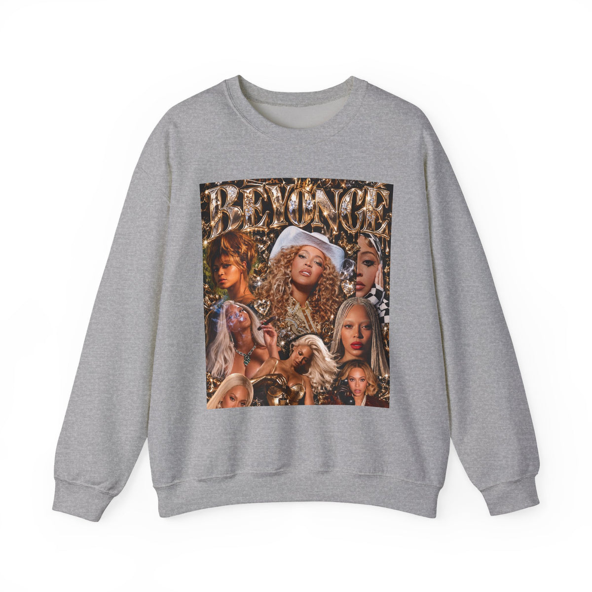 “Beyoncé” Gold Crewneck Sweatshirt