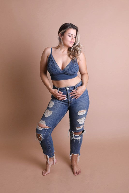 “Sade” Lace Brami Top