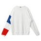 Konus Men's Color Blocked Sweatshirt in White