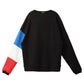 Konus Men's Color Blocked Sweatshirt in Black