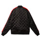 Konus Men's Quilted Satin Jacket in Black
