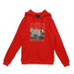 Konus Men's Graphic Pullover Hoodie in Red