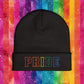 Rainbow LGBTQ+ Pride Embroidered Knit Beanie