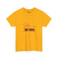 Stay the Topic T-Shirt — Minimalist Script & Bold Text Tee