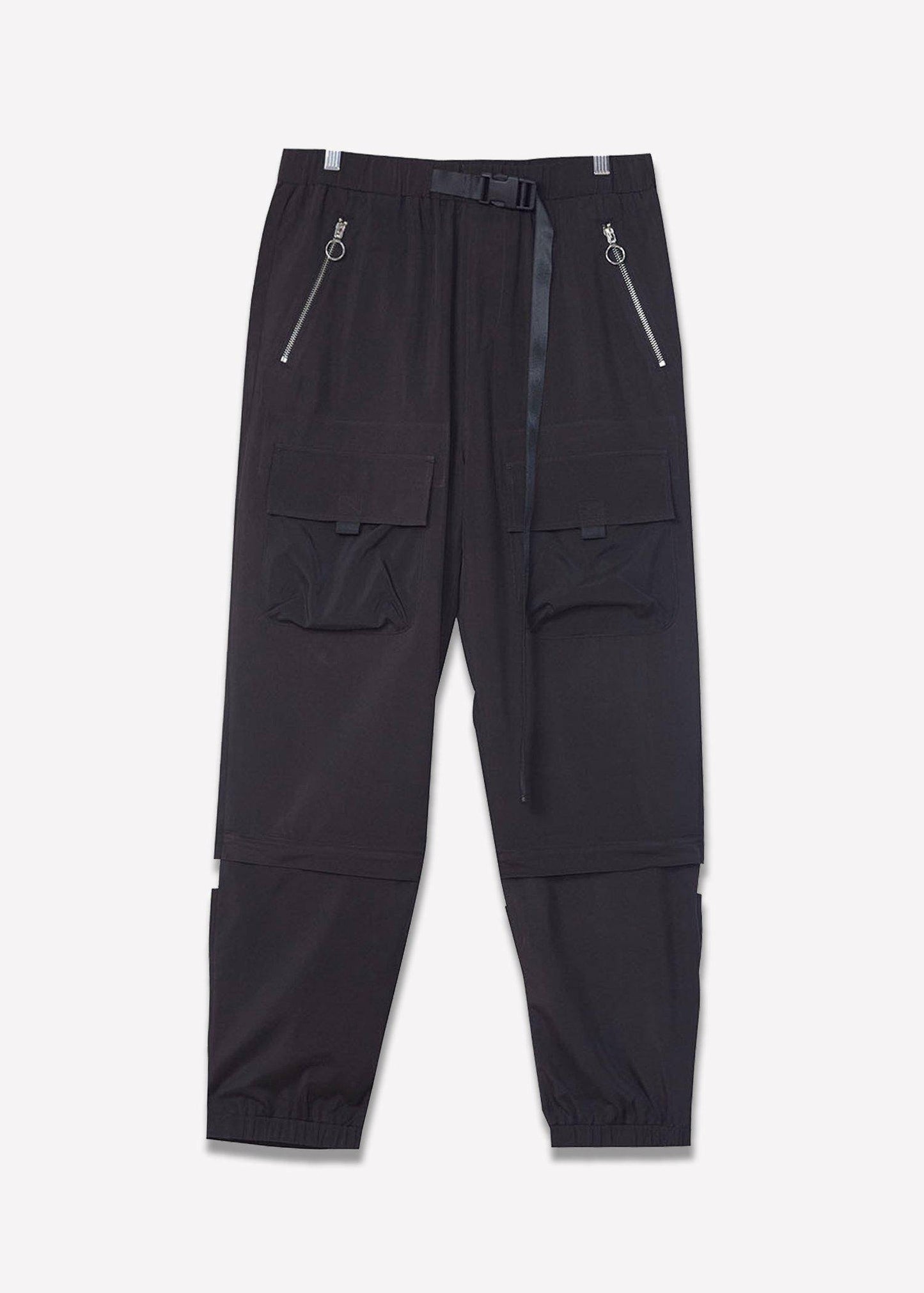 Konus Men's Reflective Wind Cargo Pants in Black