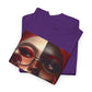 Graphic Tee — Dual-Faced Gothic Rose Portrait
