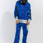 Blank State Men's Radiation Anorak in Metallic Blue